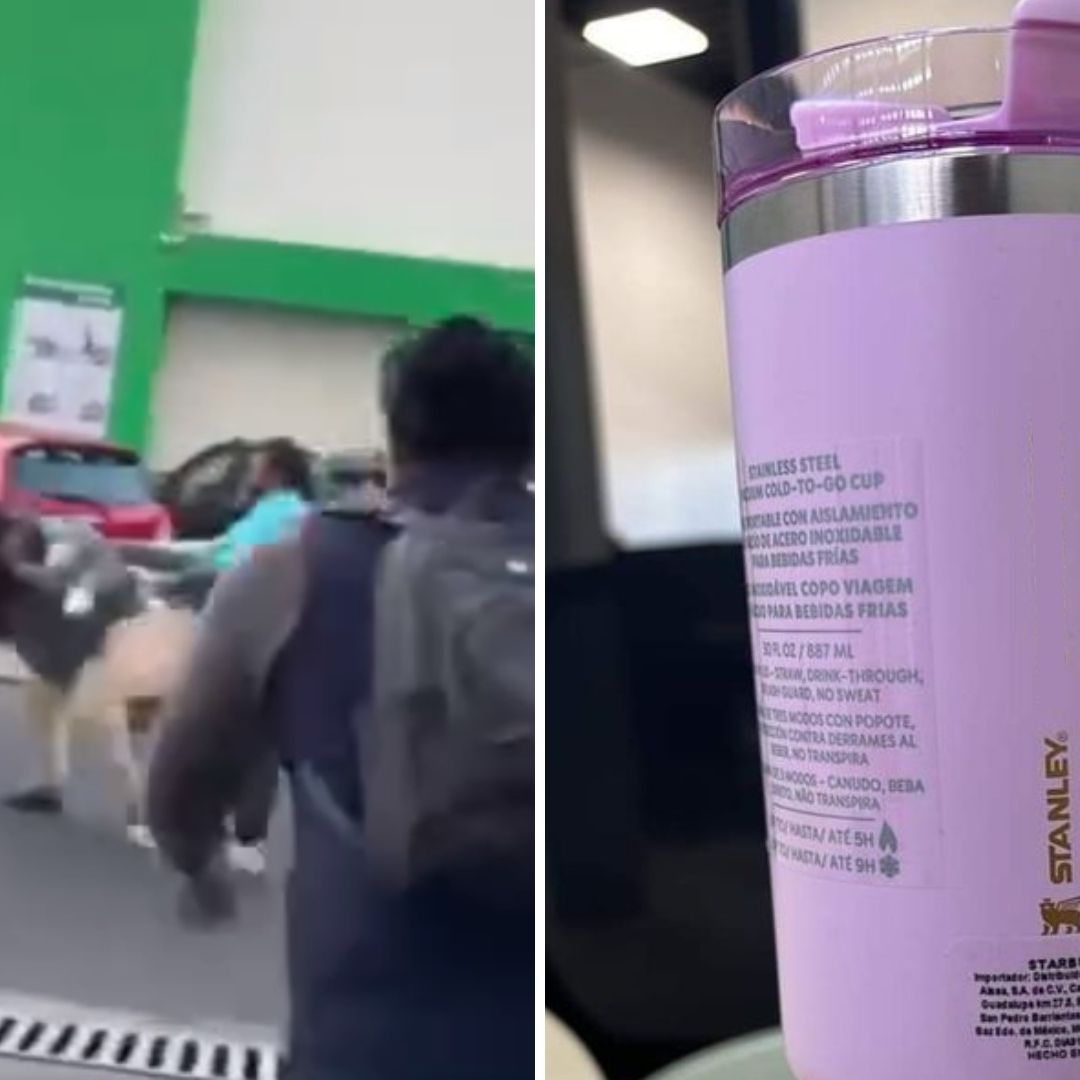 Mujeres Pelean por Termo Rosa Stanley Edición Especial de Starbucks
