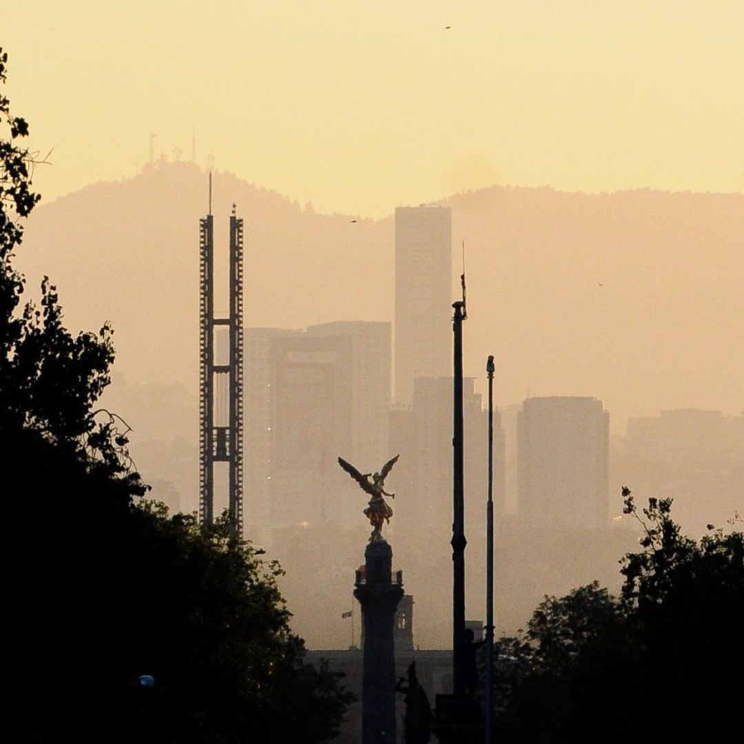 Vista de Paseo de la Reforma, en CDMX