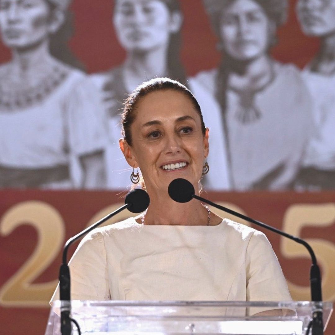 La presidenta también anunció proyectos de infraestructura para Chiapas.