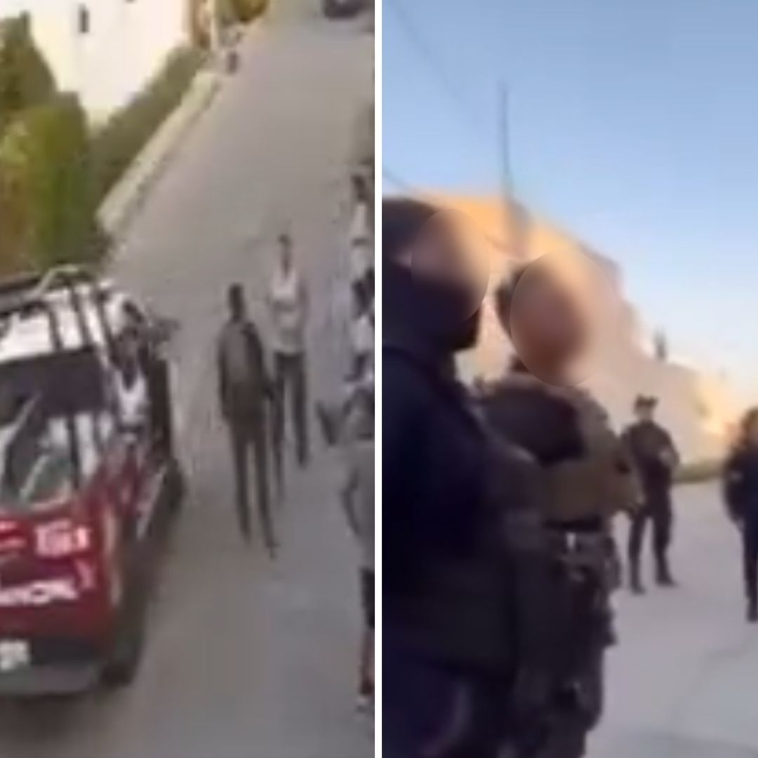 Agresión de Policías contra Hombre con Capacidades Diferentes y su Madre en Chipilo, Puebla