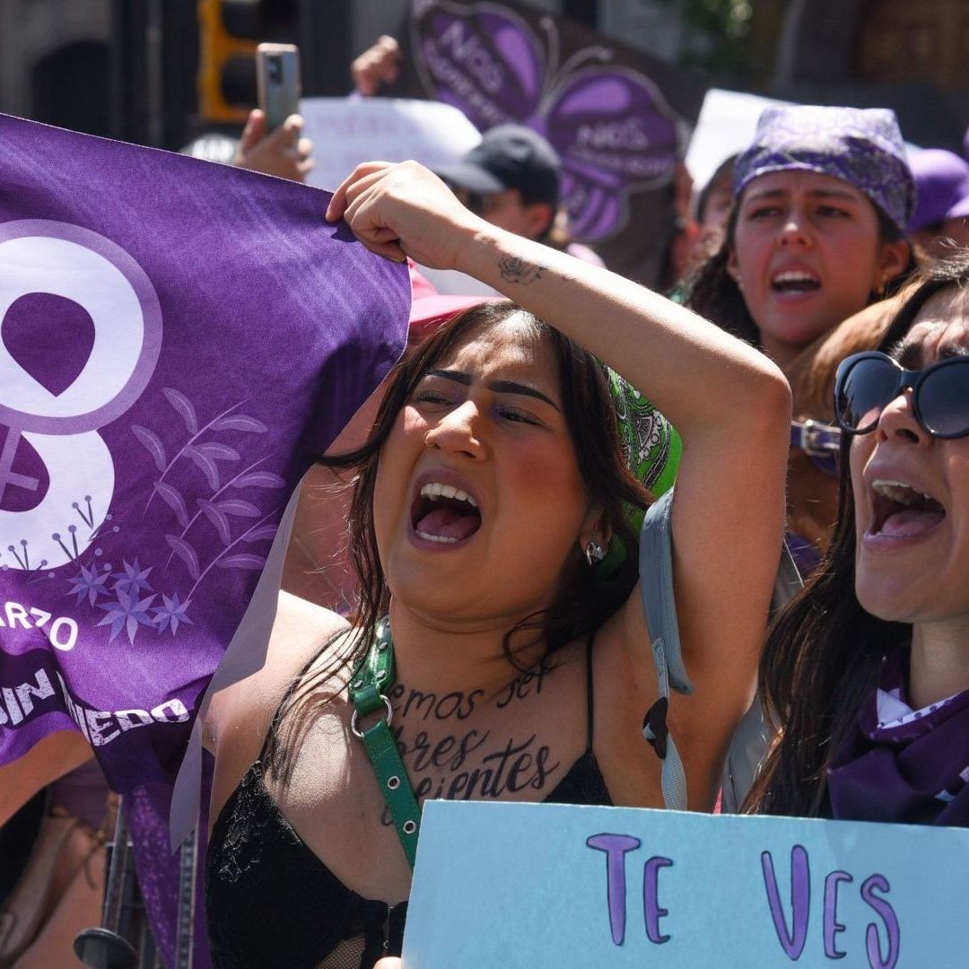 Asistentes a la Marcha 8M