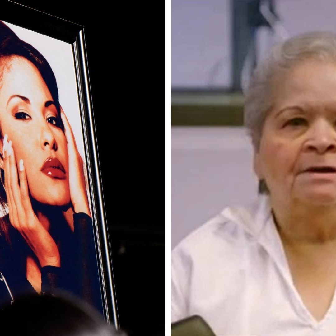 Foto de Selena e imagen de Yolanda Saldívar