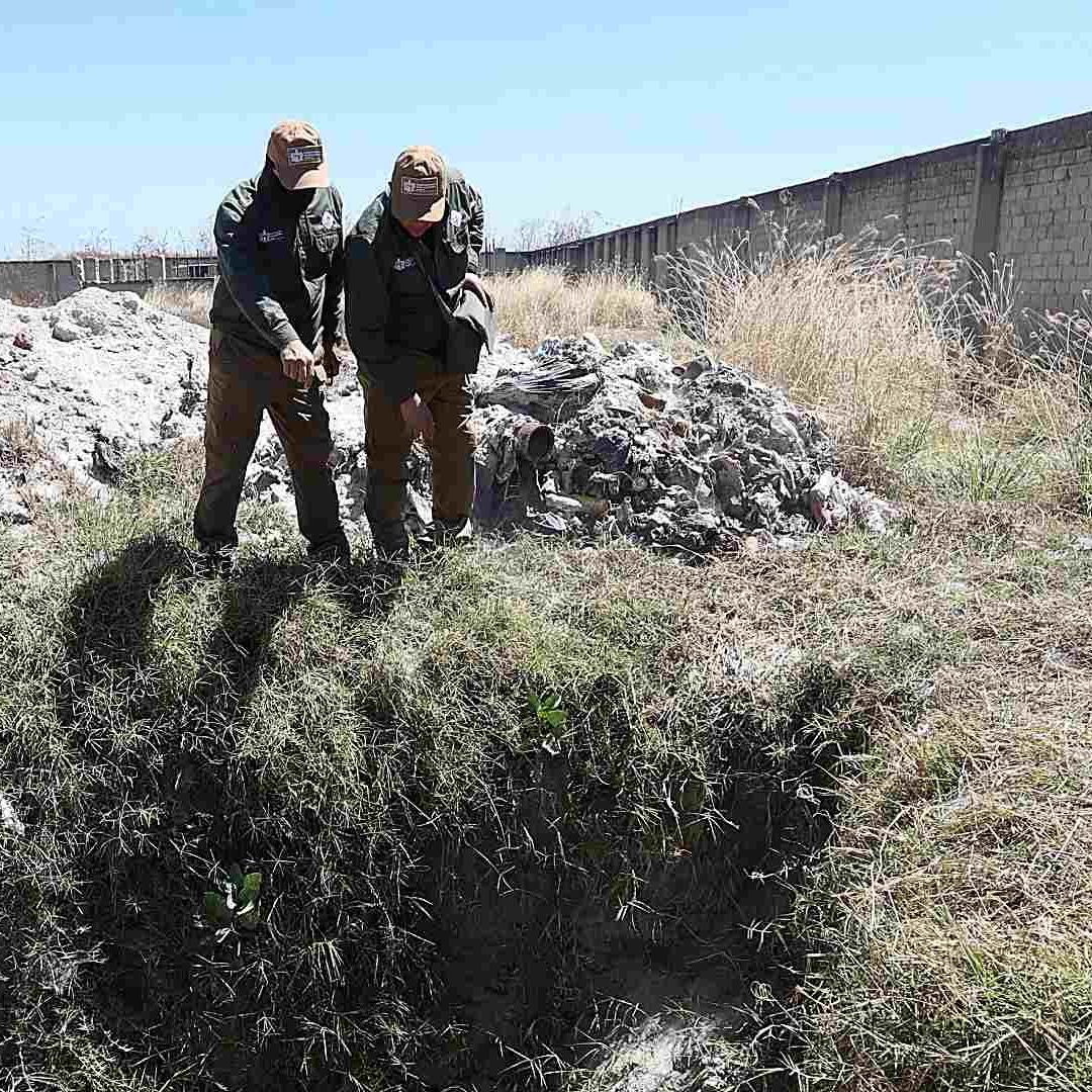 Diligencias de autoridades en rancho Izaguirre, Teuchitlán