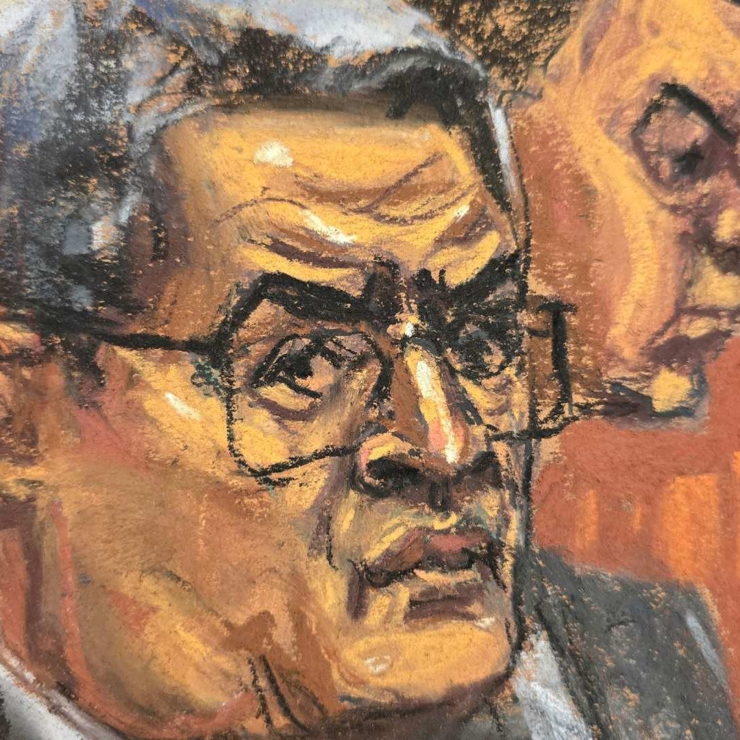 Expresidente de Honduras, Juan Orlando Hernández, durante juicio en Nueva York.
