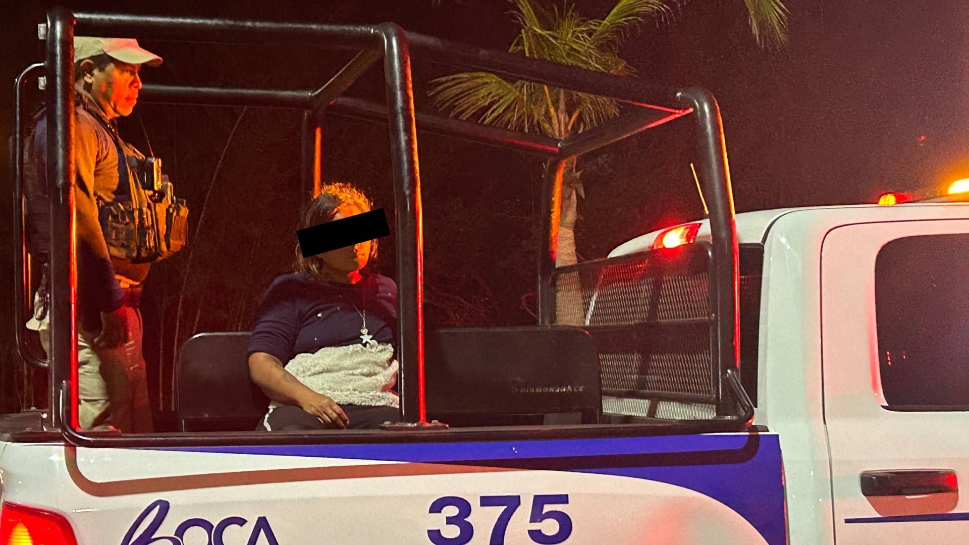 Mujer presunta responsable de incendios provocados en Boca del Río
