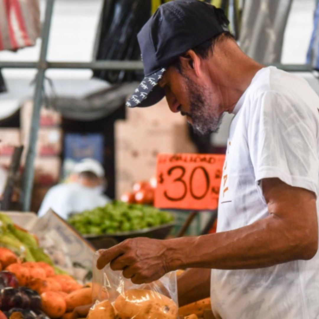 La zona de subasta de la Central de Abasto, un espacio de venta a mayoreo y menudeo