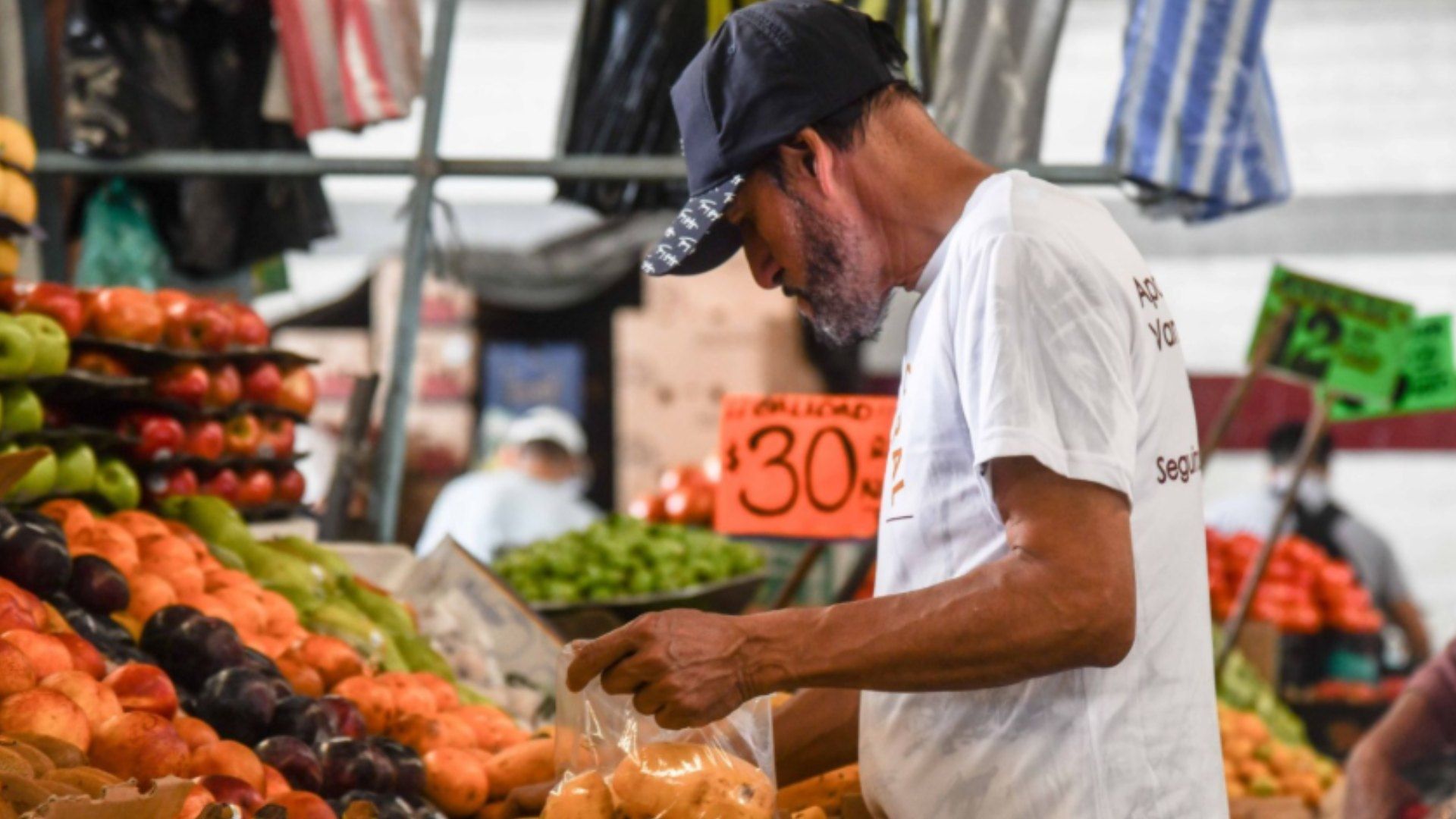 La zona de subasta de la Central de Abasto, un espacio de venta a mayoreo y menudeo