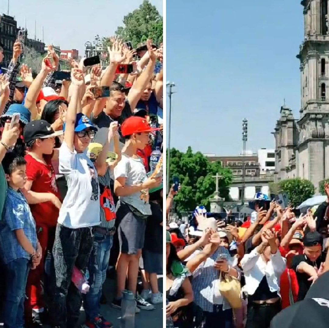 Realizan la Última Genkidama De Goku en el Zócalo CDMX Para Despedir a Akira Toriyama | Video