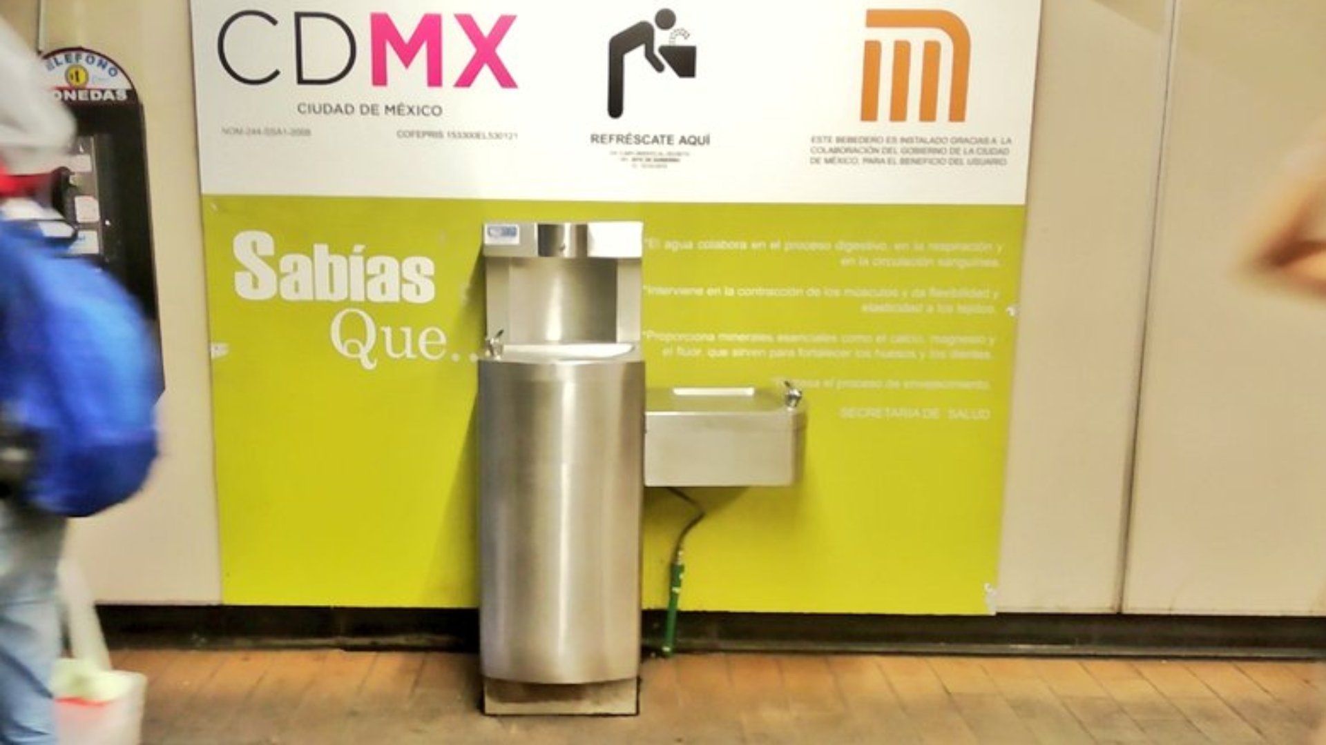 Instalan Ventiladores y Bebederos de Agua en el Metro Para Combatir el Calor en CDMX
