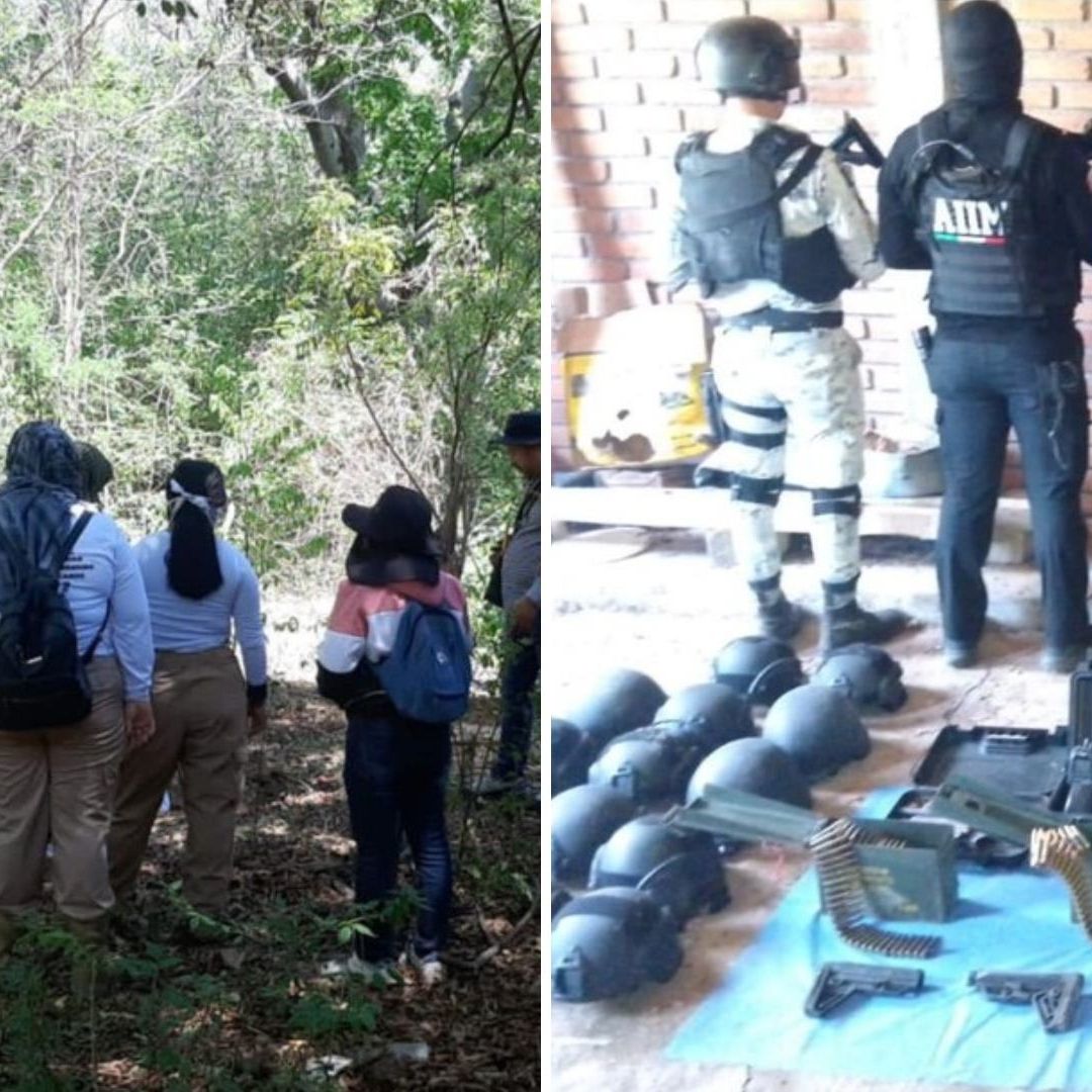 ¿Campo de Exterminio? Hallan Refugio Subterráneo con Armas, Ropa y Chalecos Tácticos en Chiapas