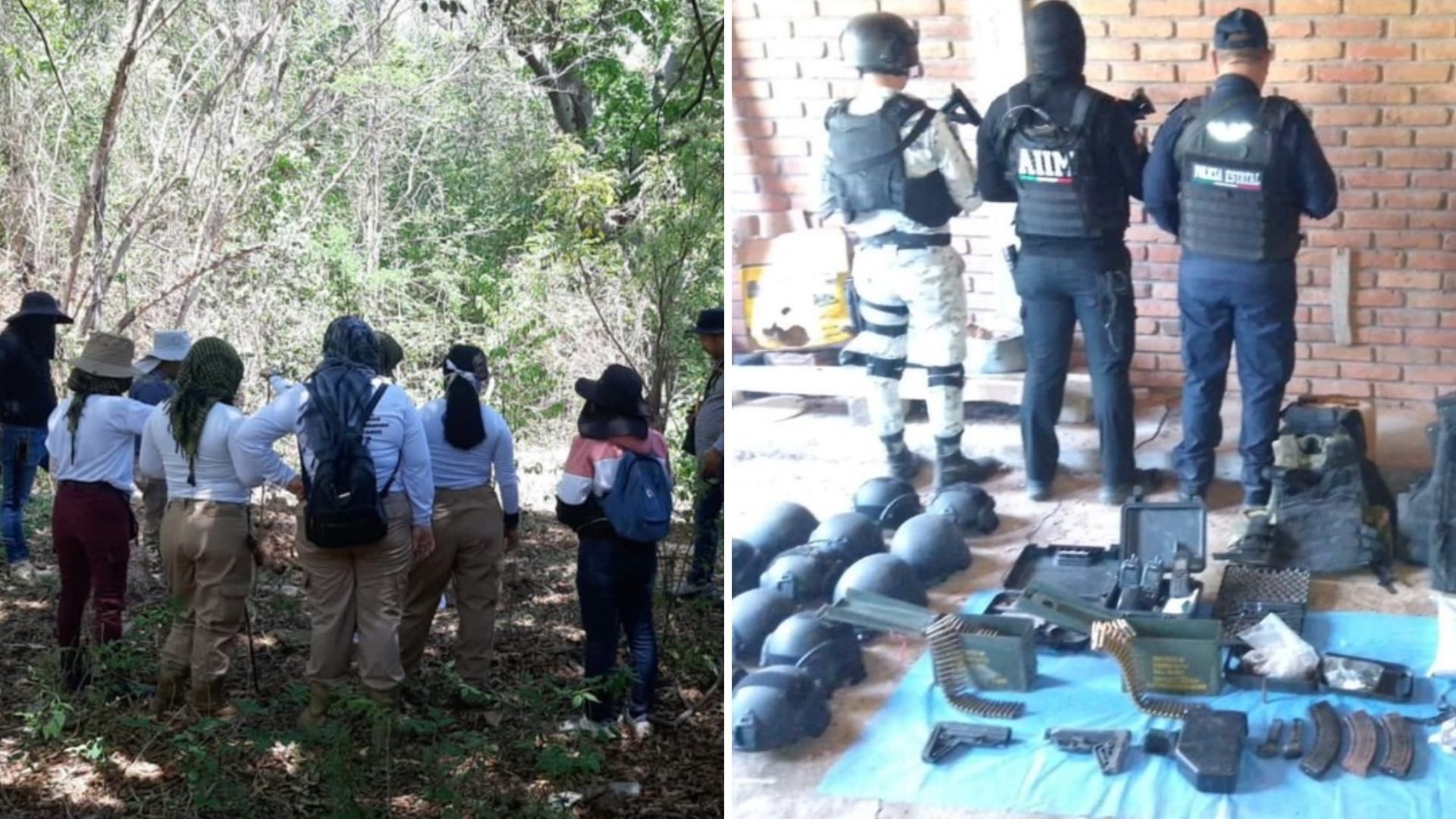 ¿Campo de Exterminio? Hallan Refugio Subterráneo con Armas, Ropa y Chalecos Tácticos en Chiapas