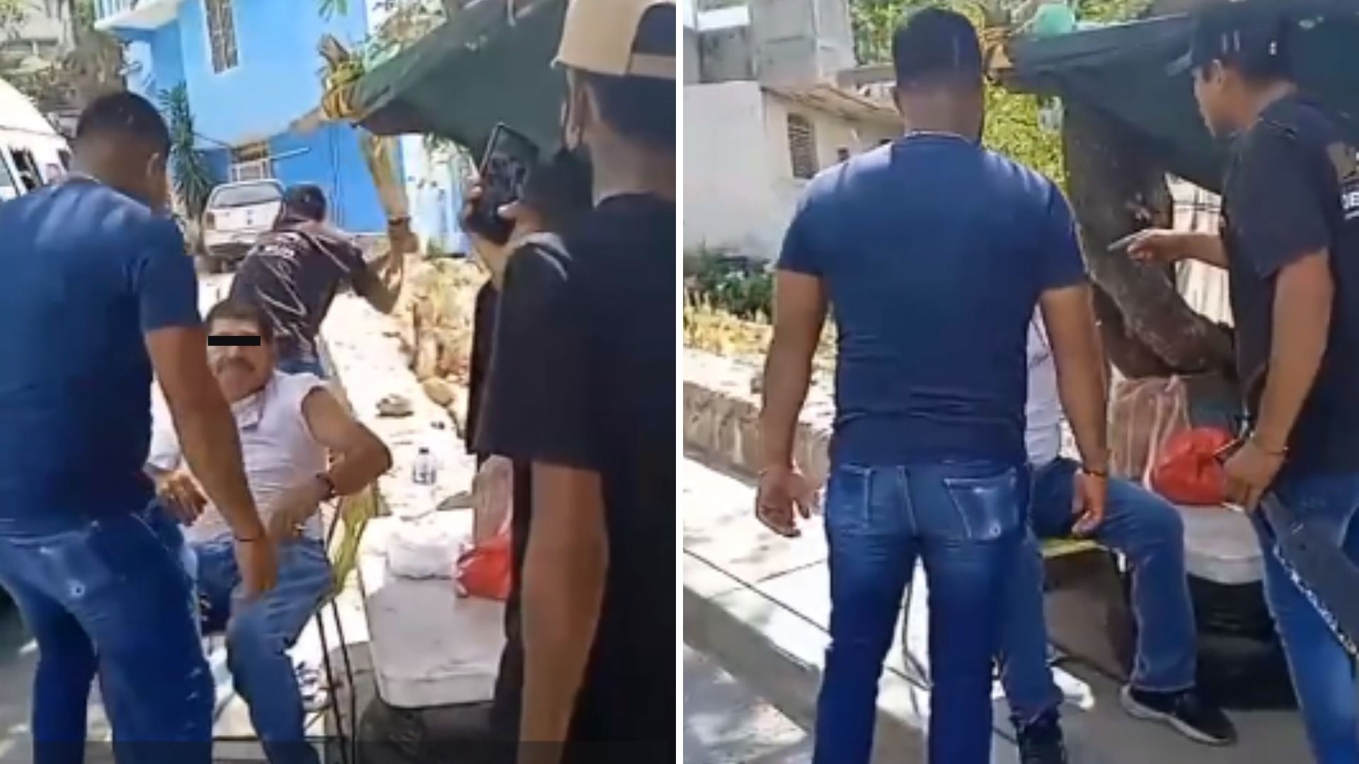 Sujetos Golpean a Choferes de Transporte Público en Acapulco, Guerrero