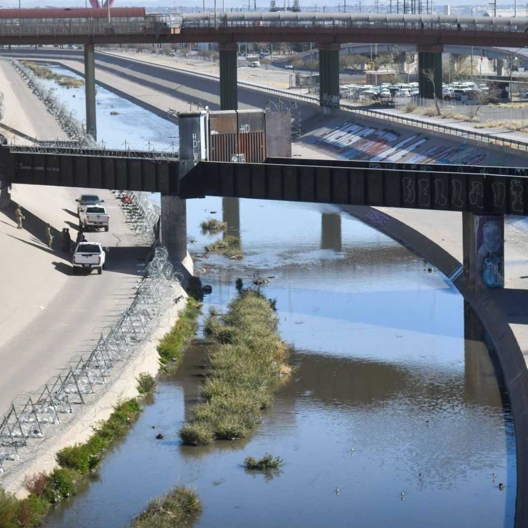 Río Bravo en Ciudad Juárez, Chihuahua