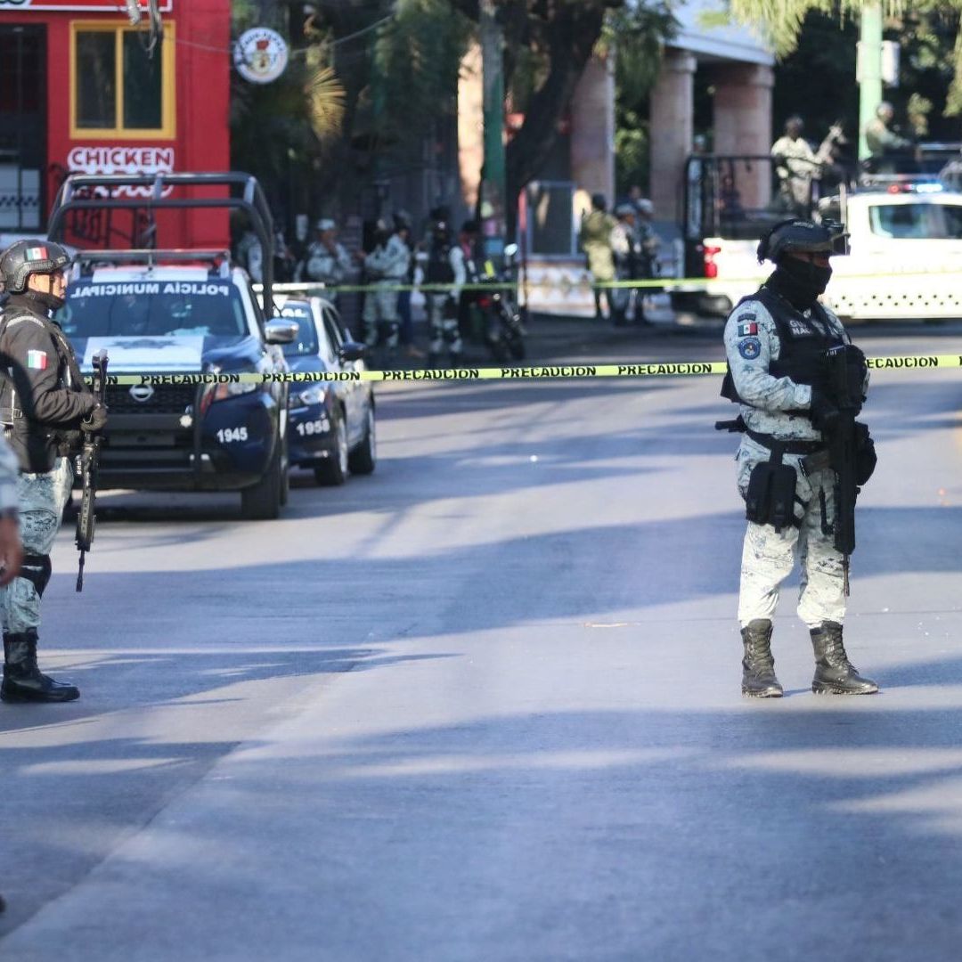 Elementos del Ejército y la Guardia Nacional en Cuernavaca, Morelos
