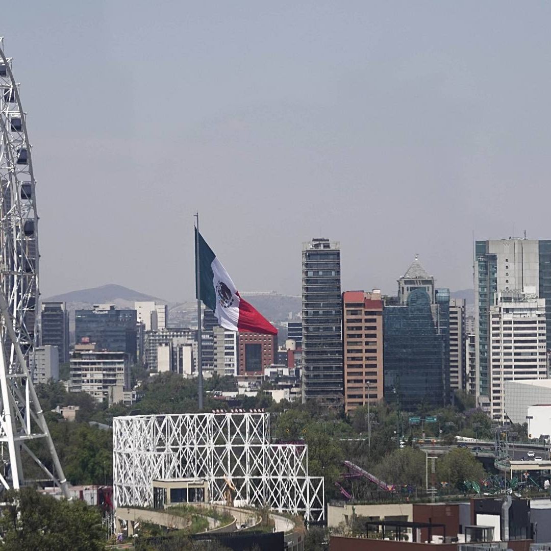 Panorámica que muestra la calidad del aire en CDMX