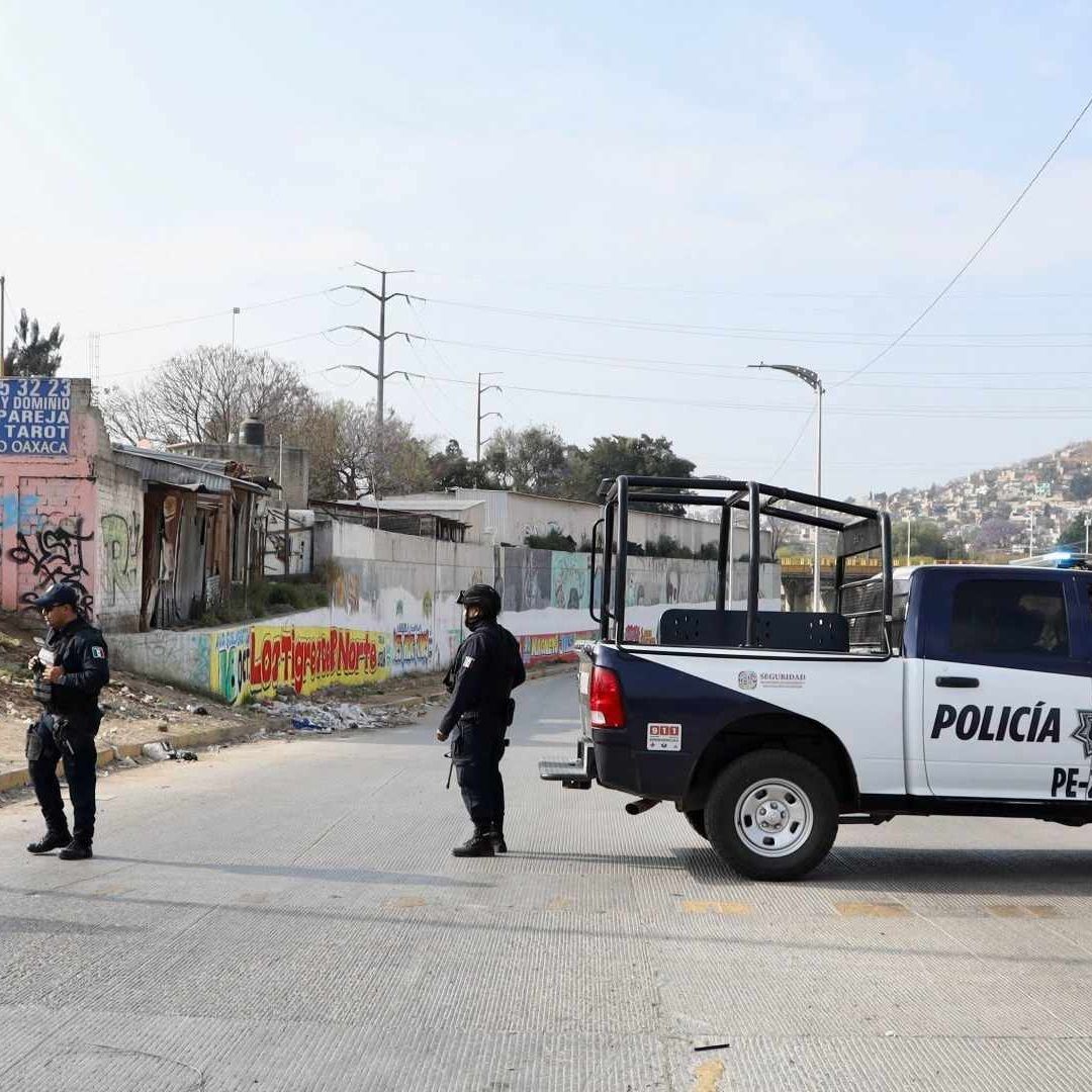 Operativo de seguridad en Oaxaca