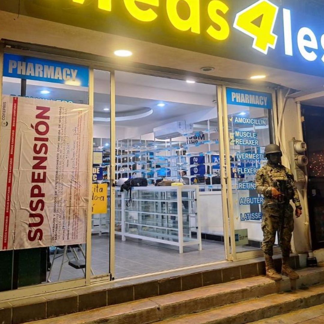 Farmacia suspendida en BCS