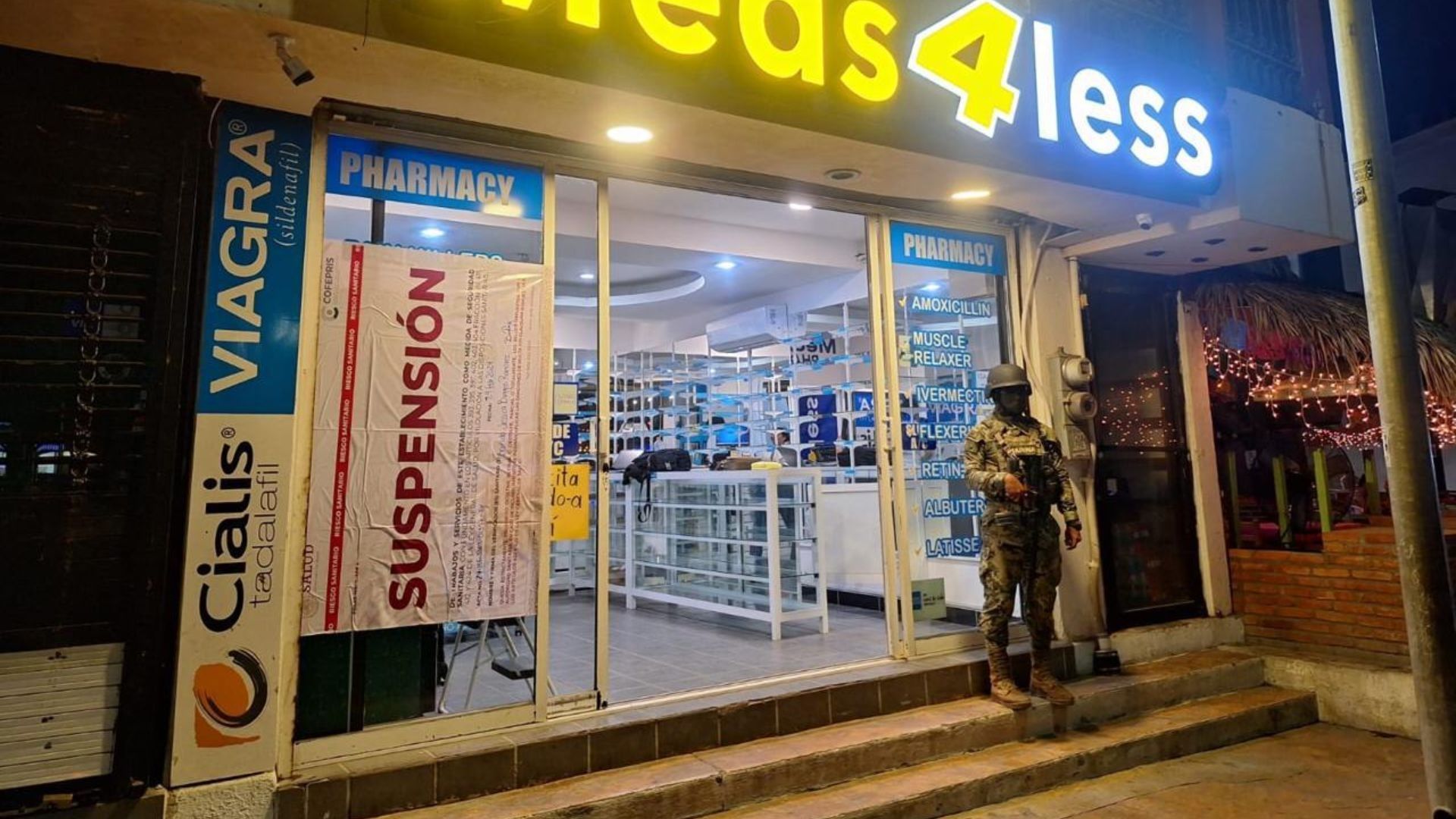 Farmacia suspendida en BCS