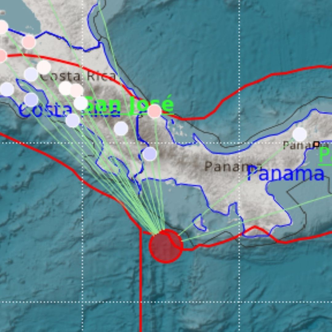 mapa del sismo