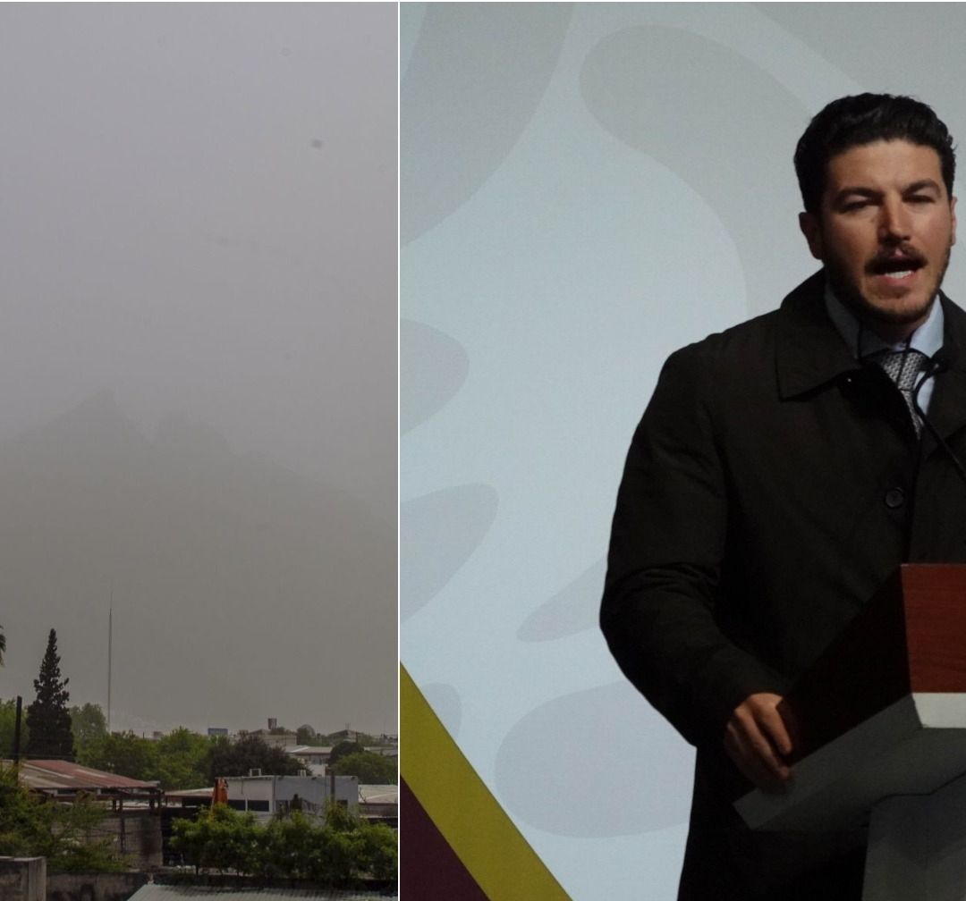 El gobernador Samuel García, justifica la mala calidad del aire en Nuevo León