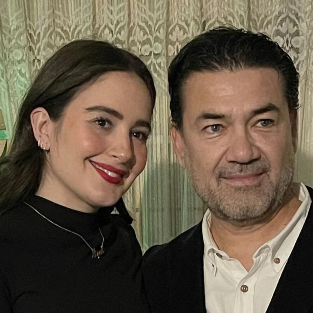 Jaime Barrera con su hija Itzul en diciembre de 2023
