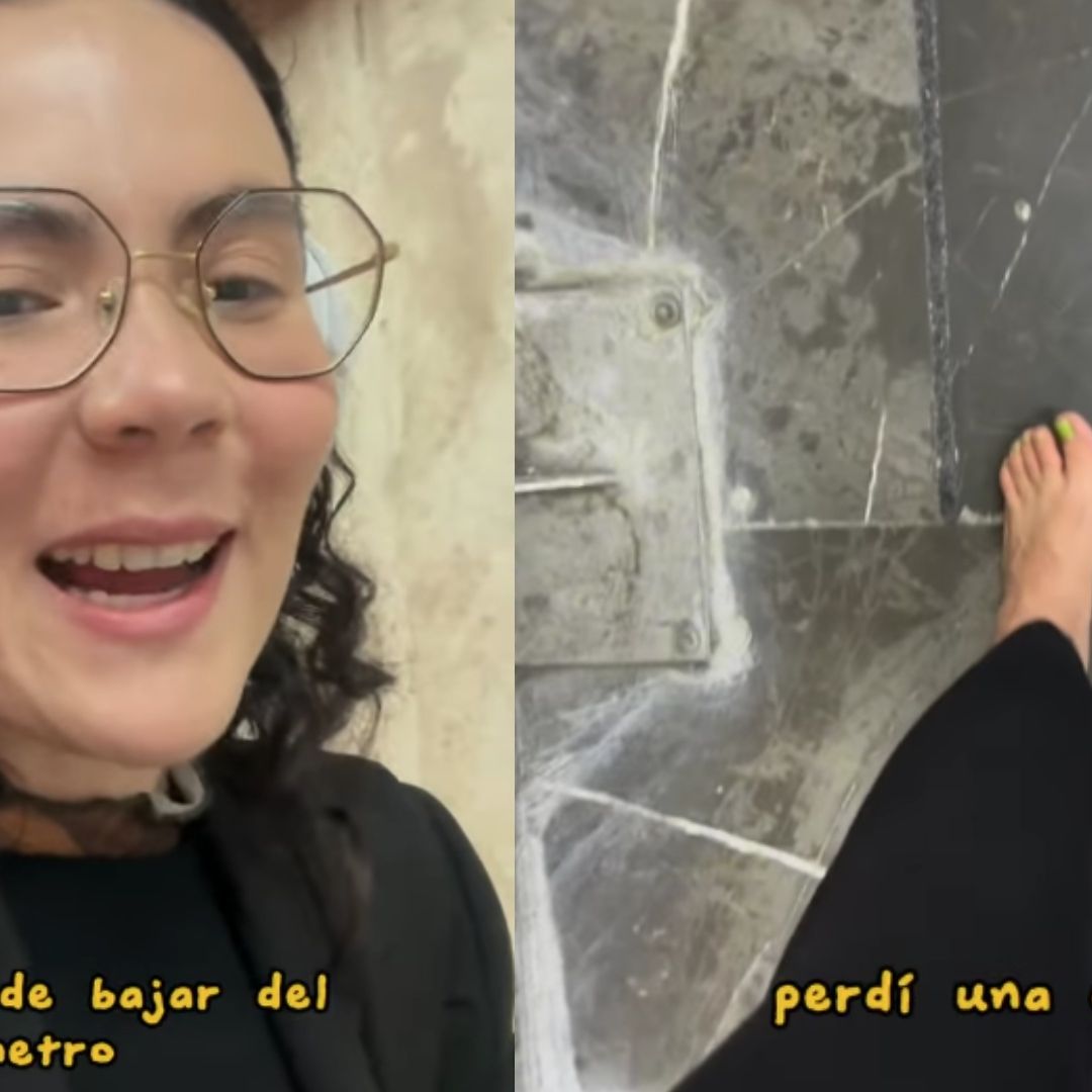 Video | Usuaria Se Hace Viral por Perder Su Chancla en el Metro de la CDMX
