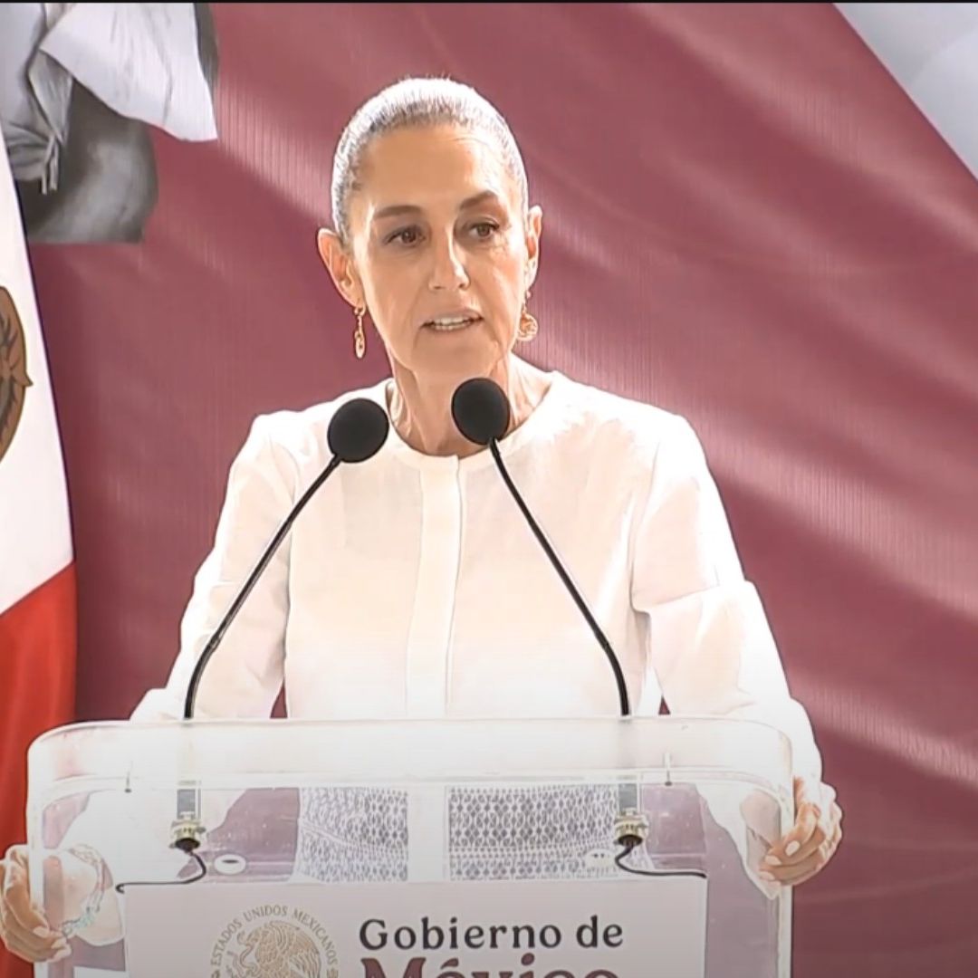 La presidenta Sheinbaum anunció que su gobierno desarrollará el saneamiento de tres cuencas.