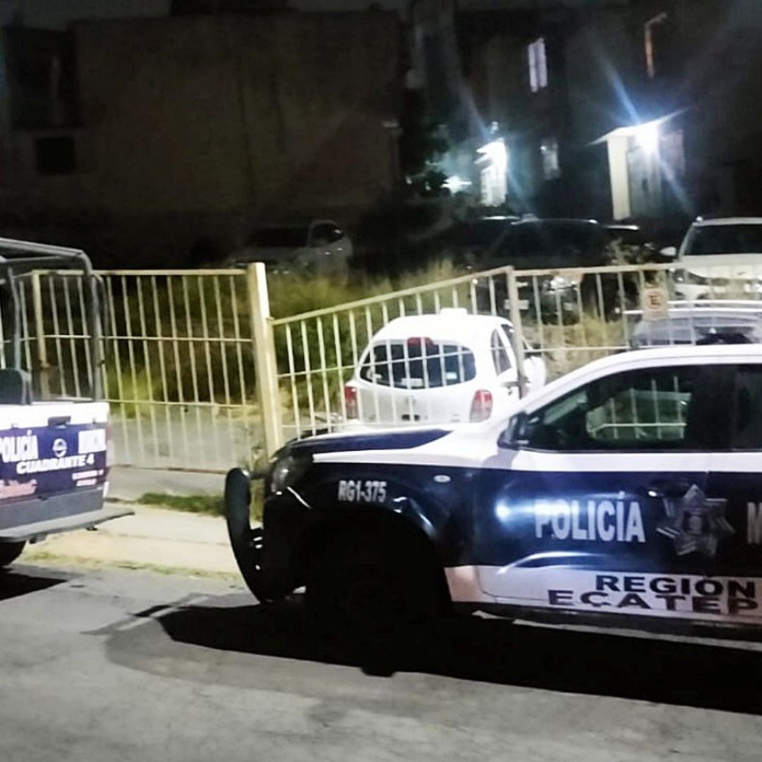 Patrullaje de elementos de la Policía Municipal en Ecatepec