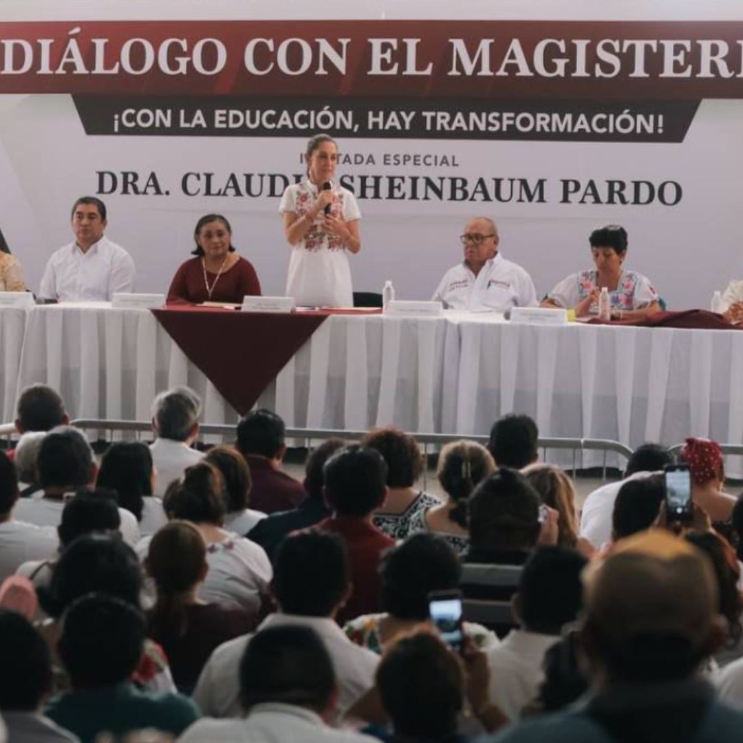 Claudia Sheinbaum, candidata de la coalición “Sigamos Haciendo Historia”, en Campeche, 15 de marzo de 2024