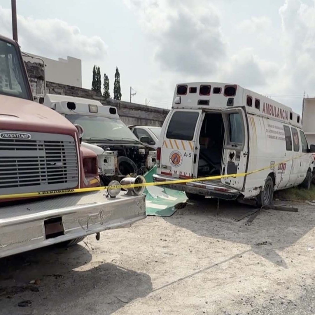 Localizan Sin Vida a Hombre Adentro de Ambulancia Abandonada Frente a PC de Matamoros