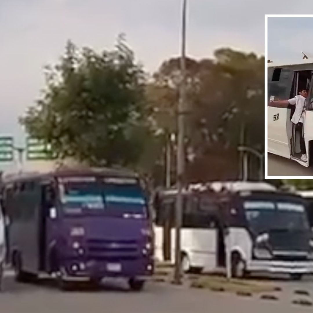 Transporte Público de Rutas 52, JBS y Libertad Cuauhtémoc Echan Carreritas en los Estadios de Puebla