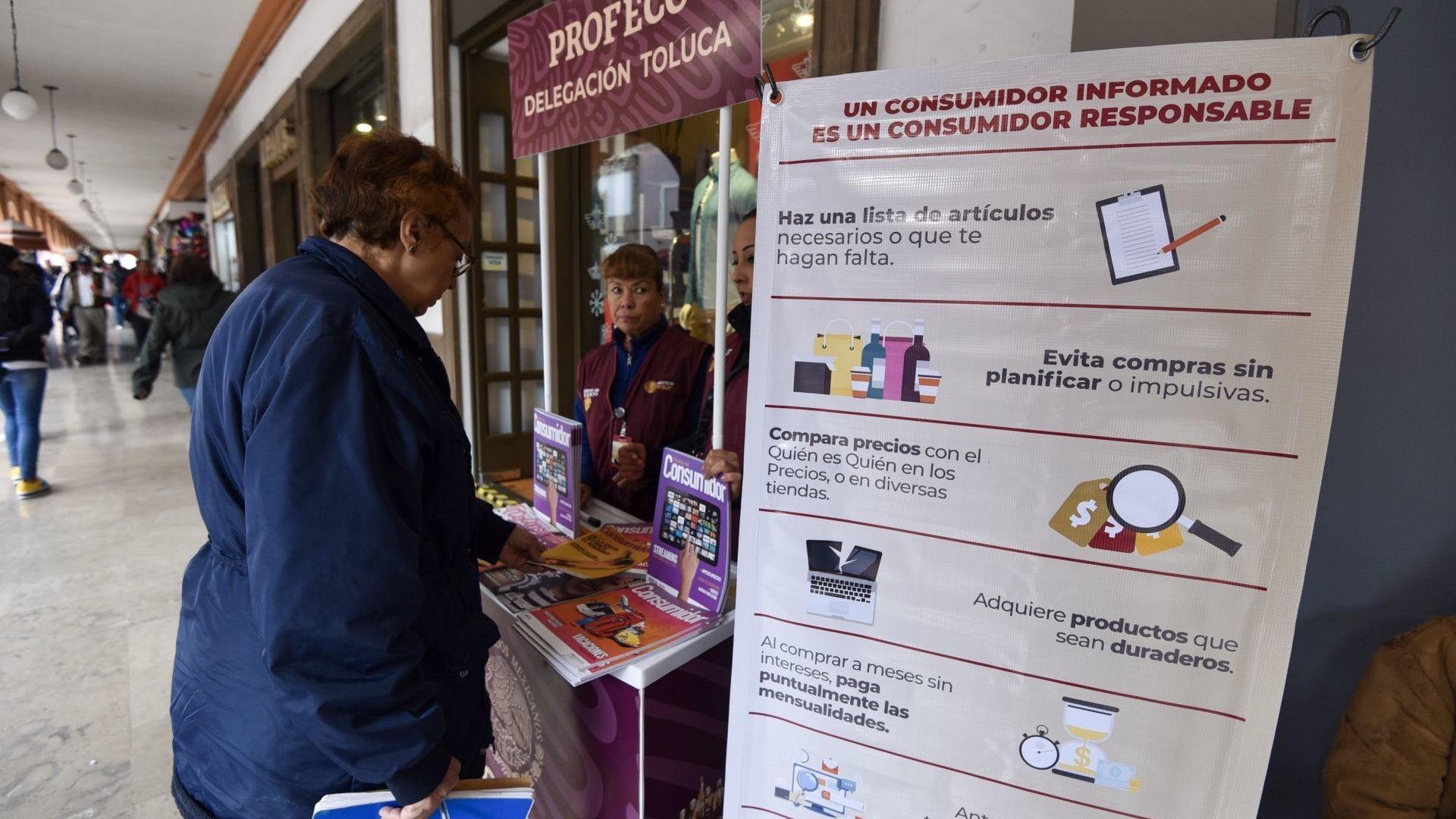 Módulo de Profeco en Toluca