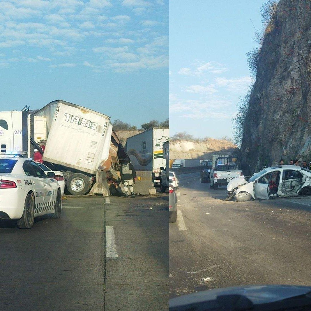 accidente hoy en la carretera mexico queretaro