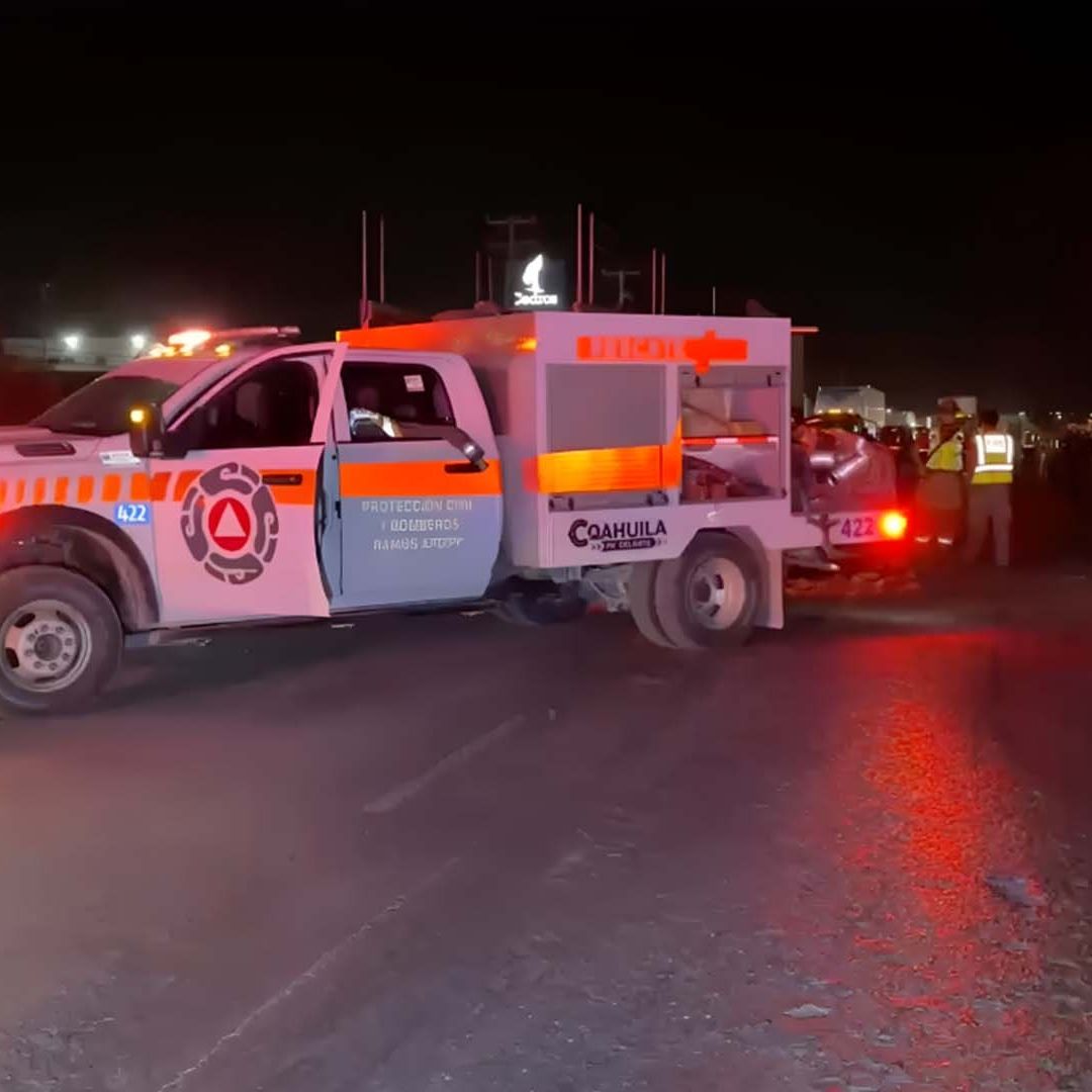 Muere Bebé de 9 Meses y Dos Personas Más en Choque en Carretera Saltillo-Monclova