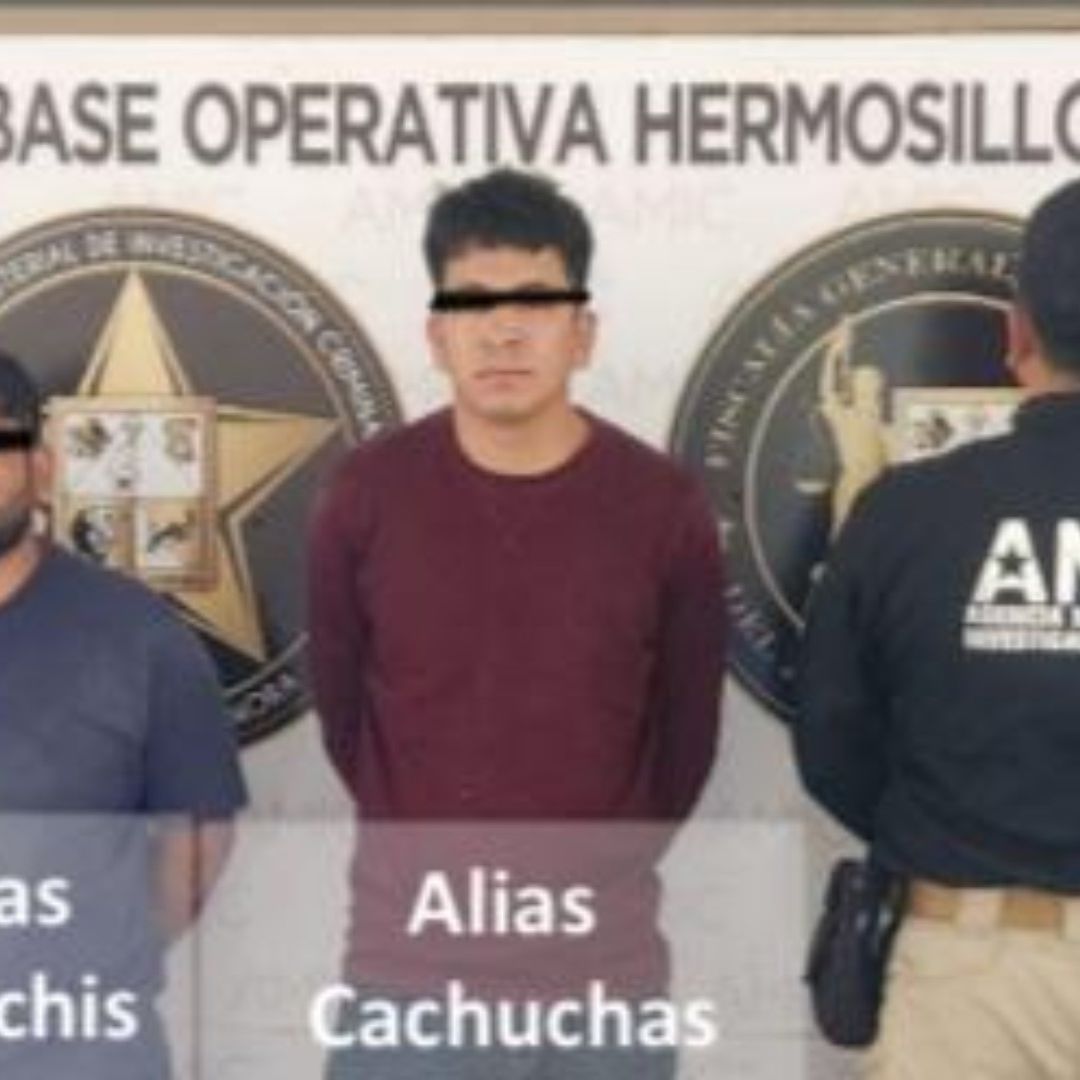 Durante el operativo también fue detenido Rodolfo "N", alias "El Cachuchas".