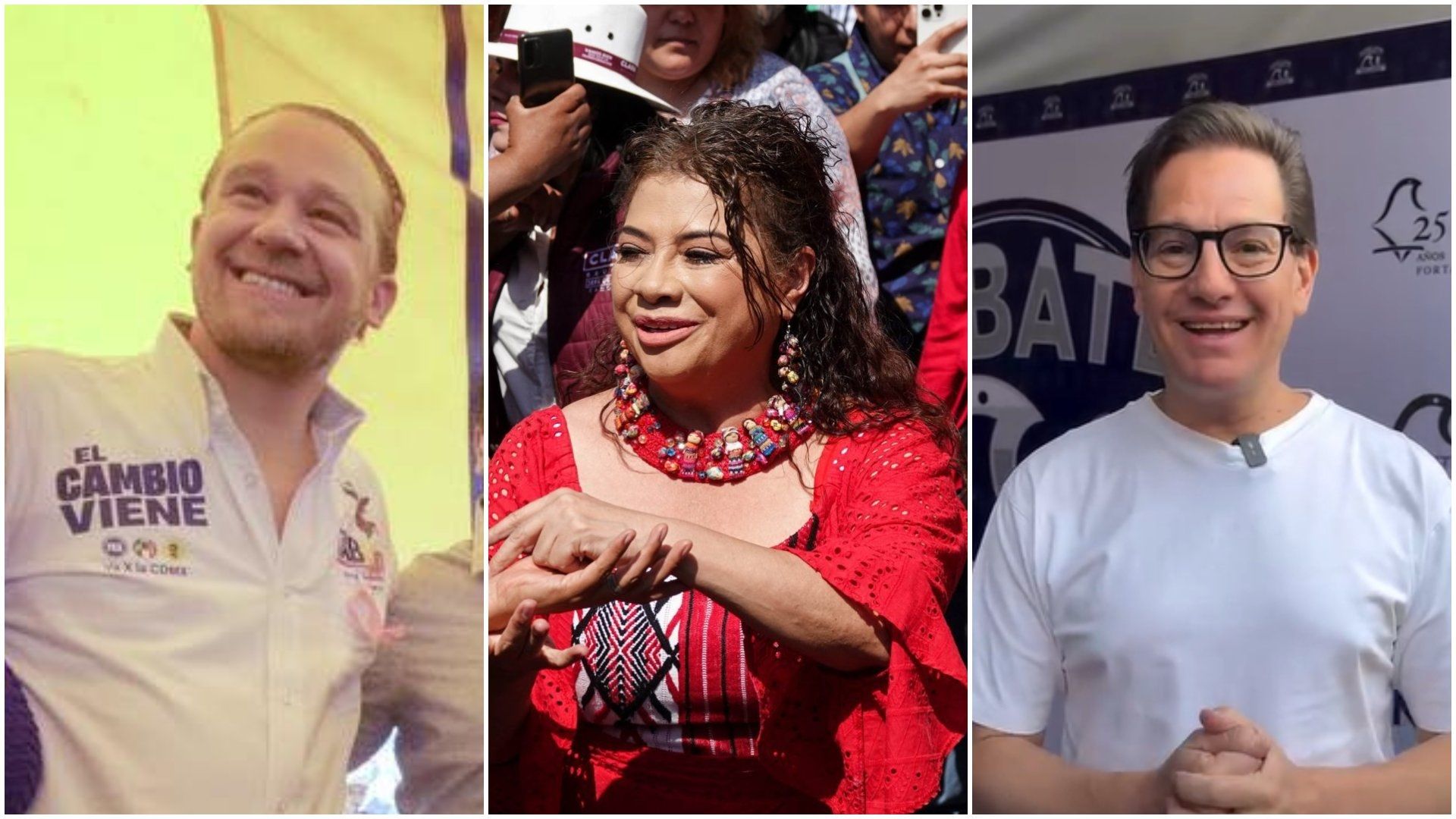Taboada, Brugada y Chertorivski, ante el Primer Debate