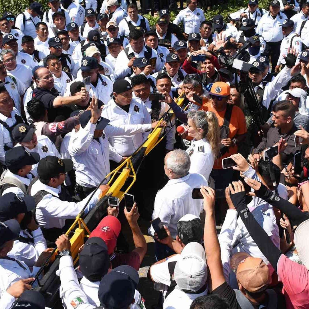 Policías de Campeche Paran por Malos Tratos y Falta de Equipo