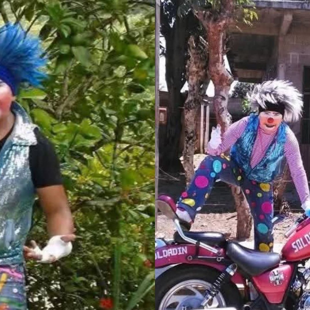 Cayetano San Juan, mejor conocido como “El Payaso Soldadín”, fue linchado en Oaxaca. Foto: Facebook Gabyta Galletita