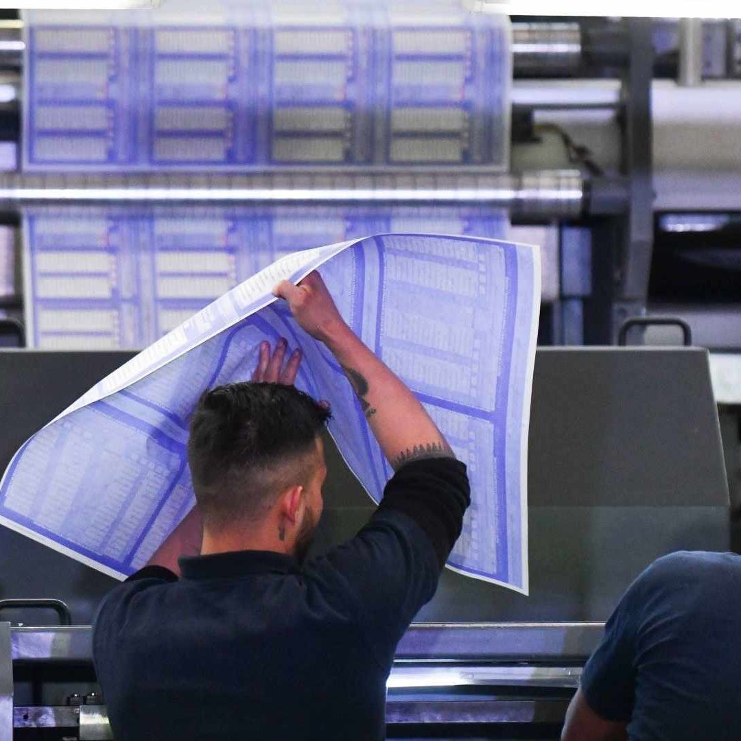 Producción de las boletas para la elección del Poder Judicial