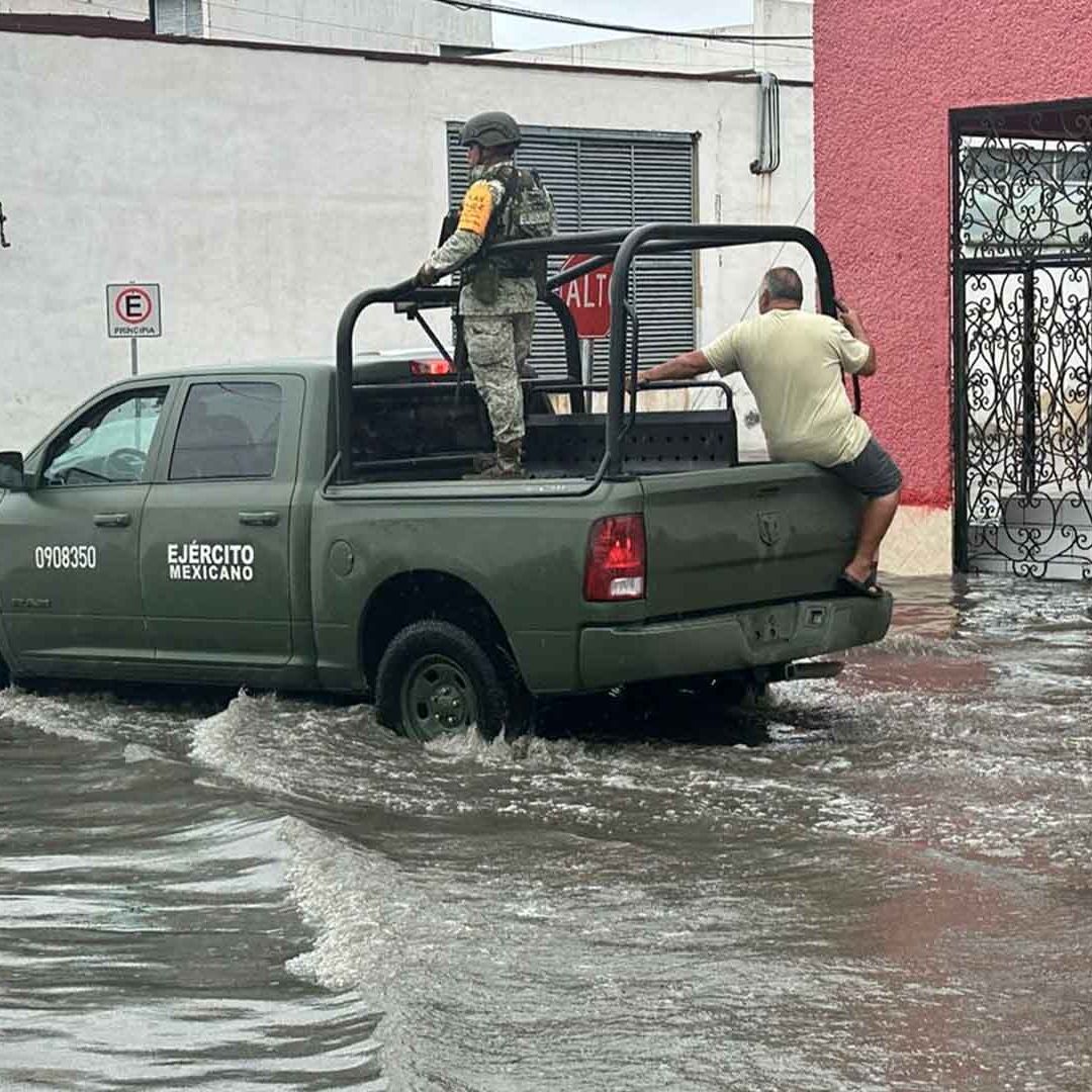 Activan Plan DN-III-E en Matamoros tras Intensas Lluvias; Prevén Hasta 3 Pulgadas de Acumulado