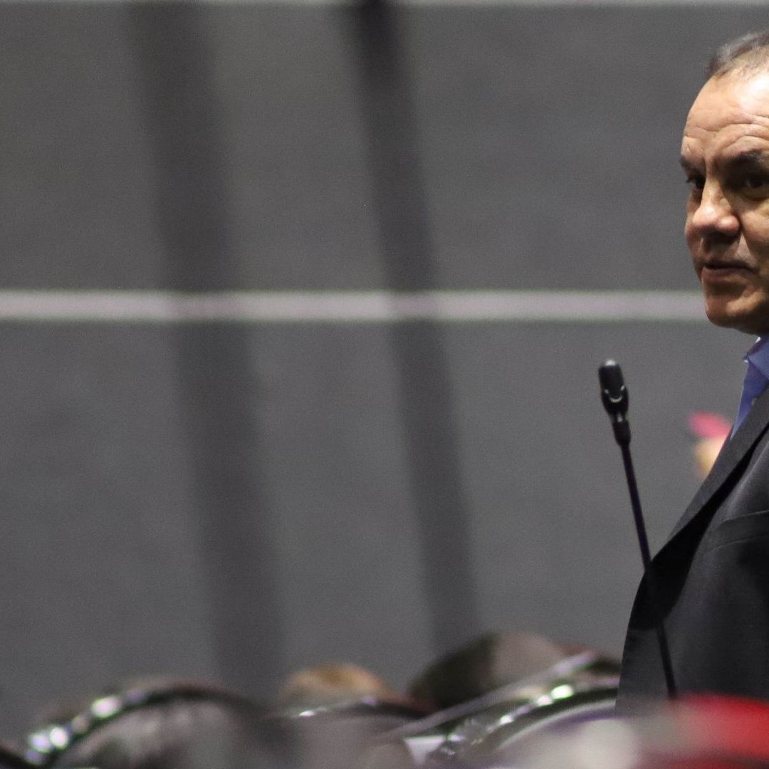 El diputado Cuauhtémoc Blanco en la Cámara de Diputados