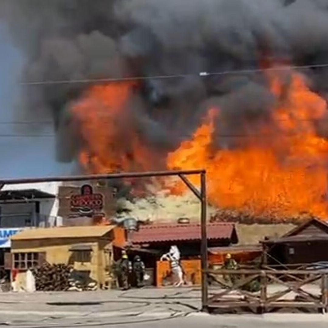 Incendio en Restaurante en Bulevar Morelos en Hermosillo