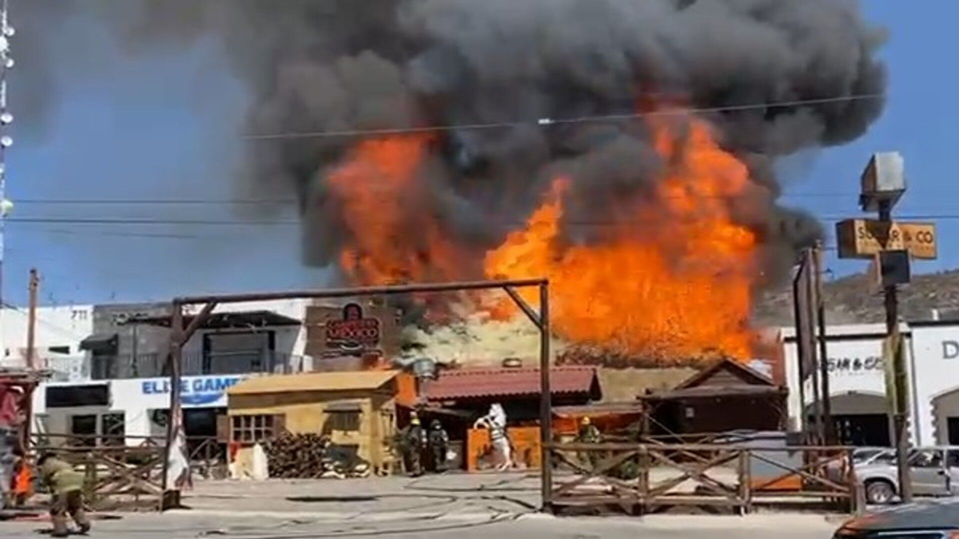 Incendio en Restaurante en Bulevar Morelos en Hermosillo