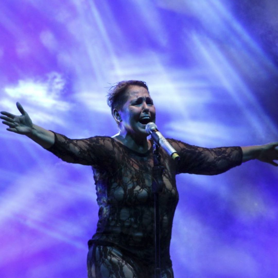 Lupita D’alessio en concierto en Cancún
