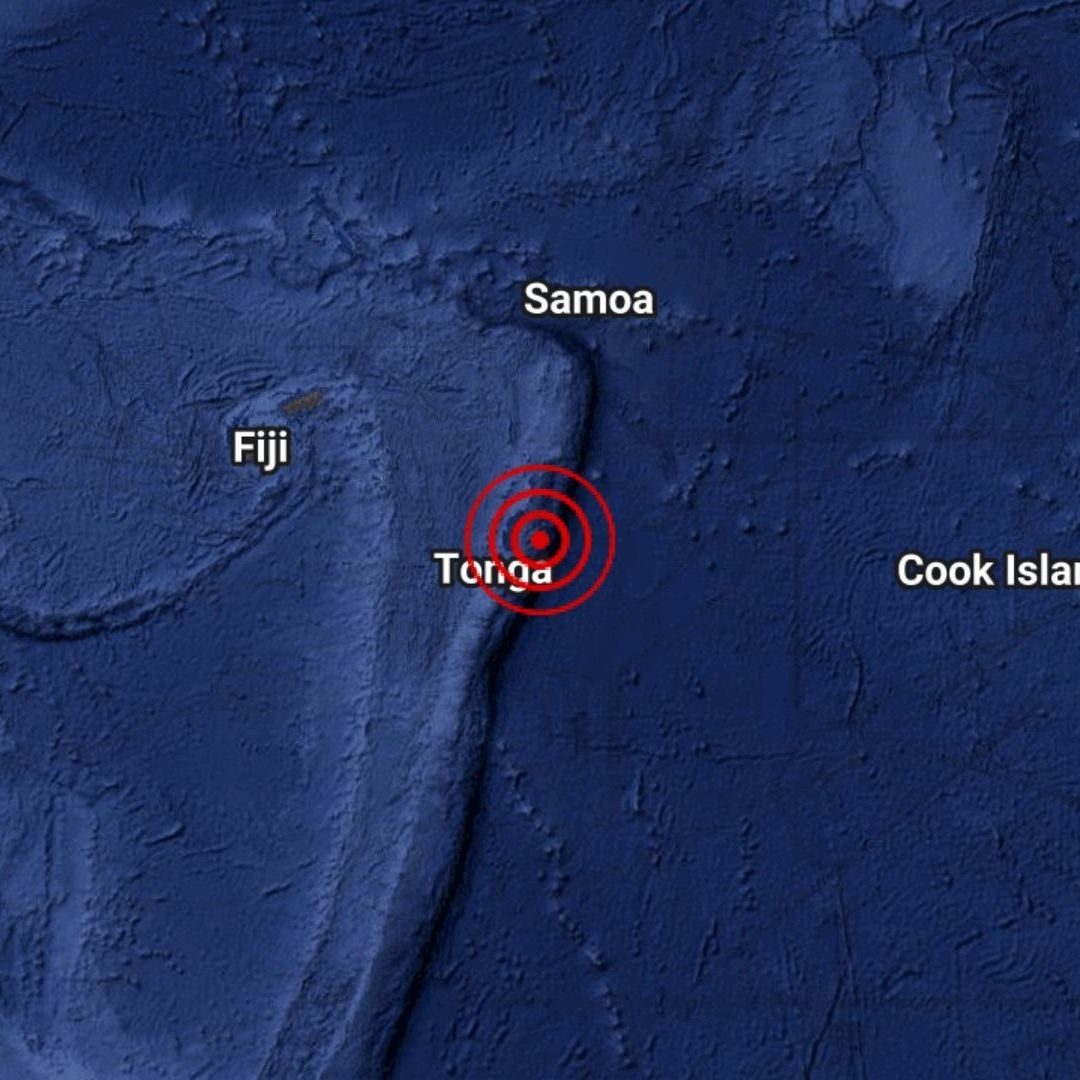 El terremoto tuvo una magnitud de 7,1 y sacudió las aguas del Pacífico al este de Tonga.