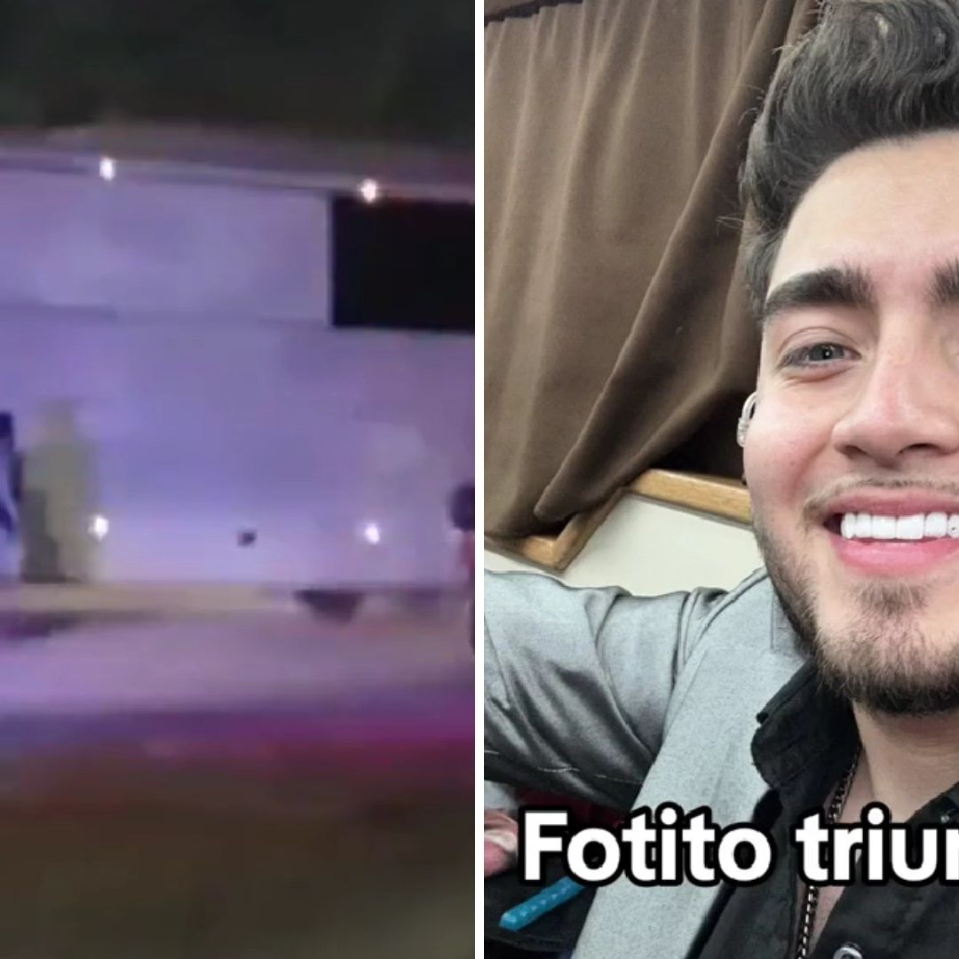 El cantante Julio Haro compartió el video del gracioso momento en el que se le ve corriendo detrás del camión