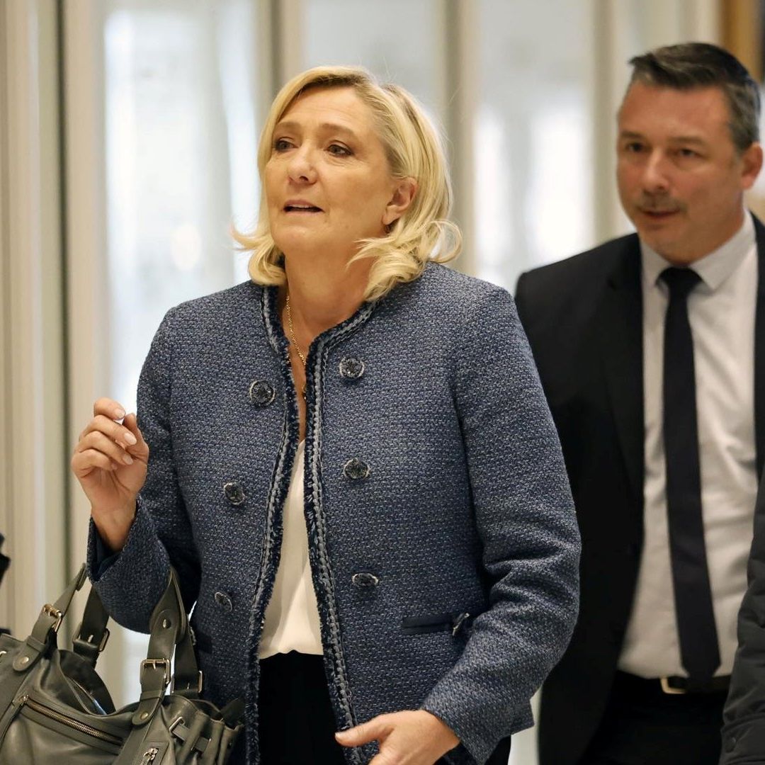 Marine Le Pen en el Tribunal Correccional de París