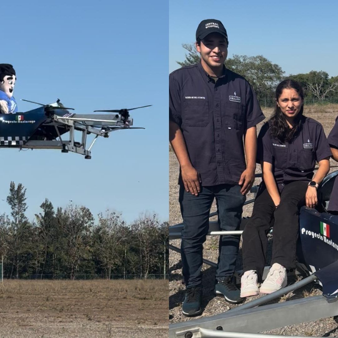 Estudiantes de Veracruz Creadores del Primer Auto Volador de México Irán a la NASA