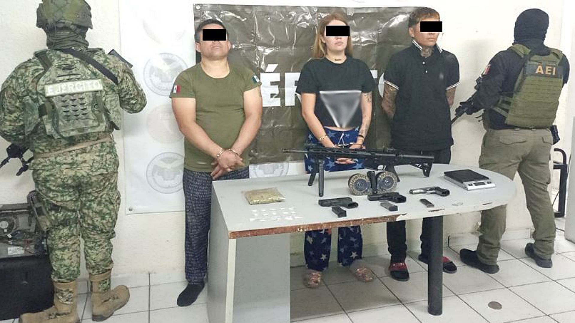 Personas detenidas en Baja California