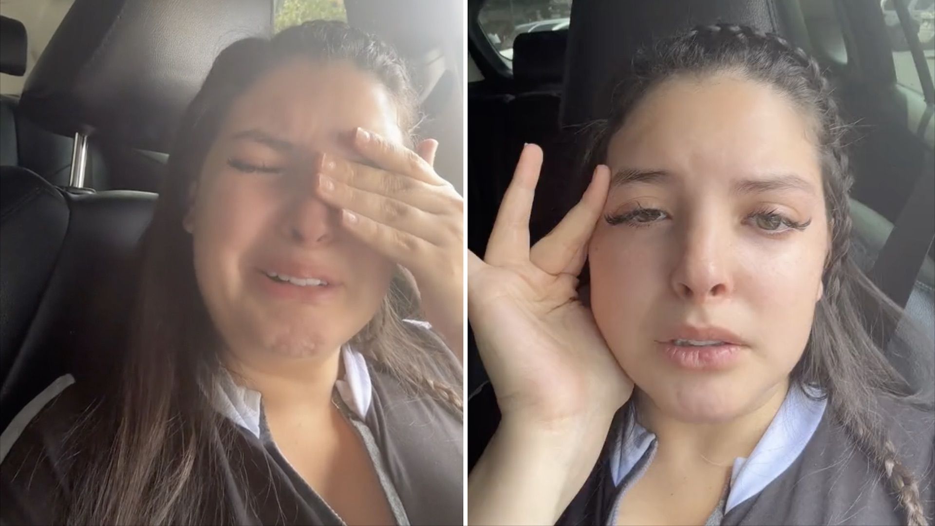 Tiktoker llora porque no encuentra restaurantes con autoservicio